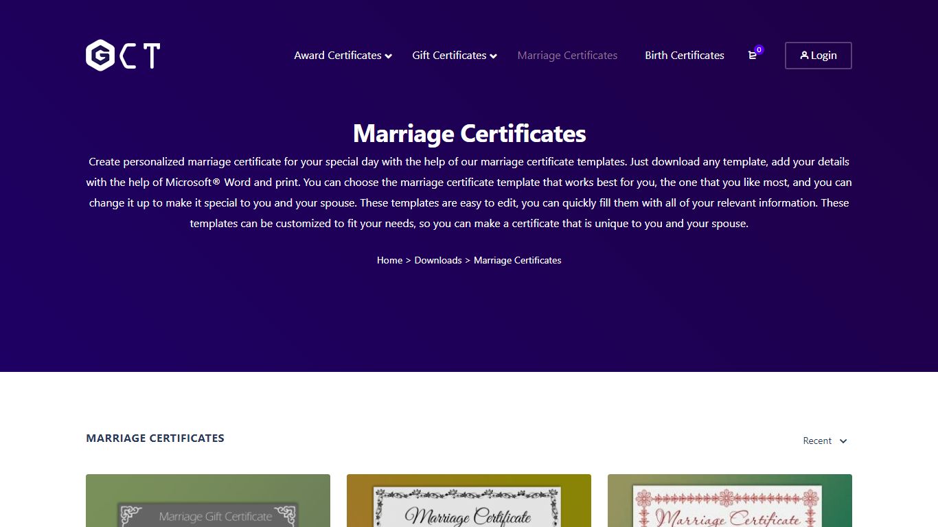 Marriage Certificate Template (150+ Creative Designs for Word)